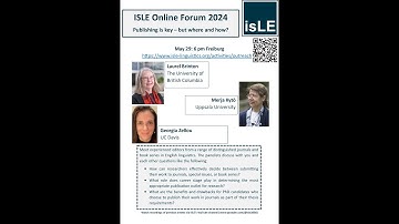 Laurel Brinton, Merja Kytö & Georgia Zellou - "Publishing is Key - But Where and How"