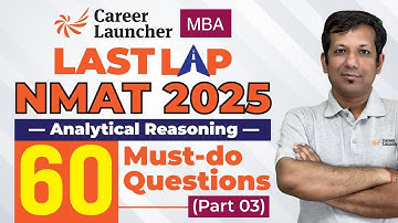 NMAT 2025 | Analytical Reasoning Must-Do Questions - 03 | Last Lap NMAT Revision Series