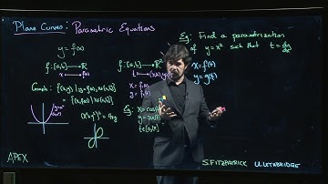 Plane Curves: Parametric Equations - 03 Example: Finding a Parametrization