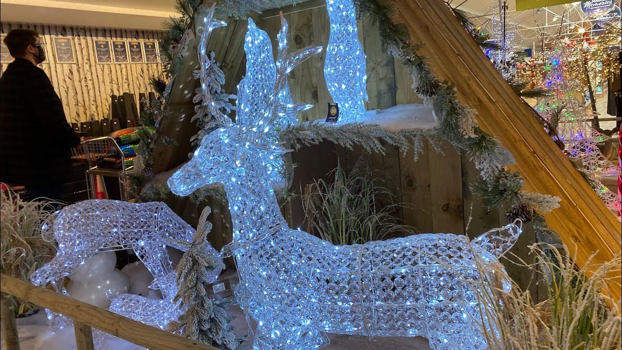 Ruxley Garden Centre Christmas decoration and plants shopping YouTube