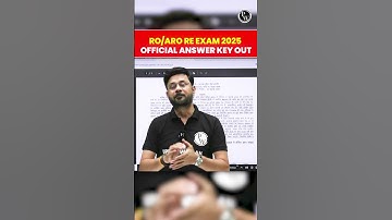 RO ARO Official Answer Key Out 📢 #Shorts #ROAROAnswerKey #UPPSCWallah