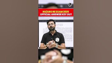 RO ARO Official Answer Key Out 📢 #Shorts #ROAROAnswerKey #UPPSCWallah