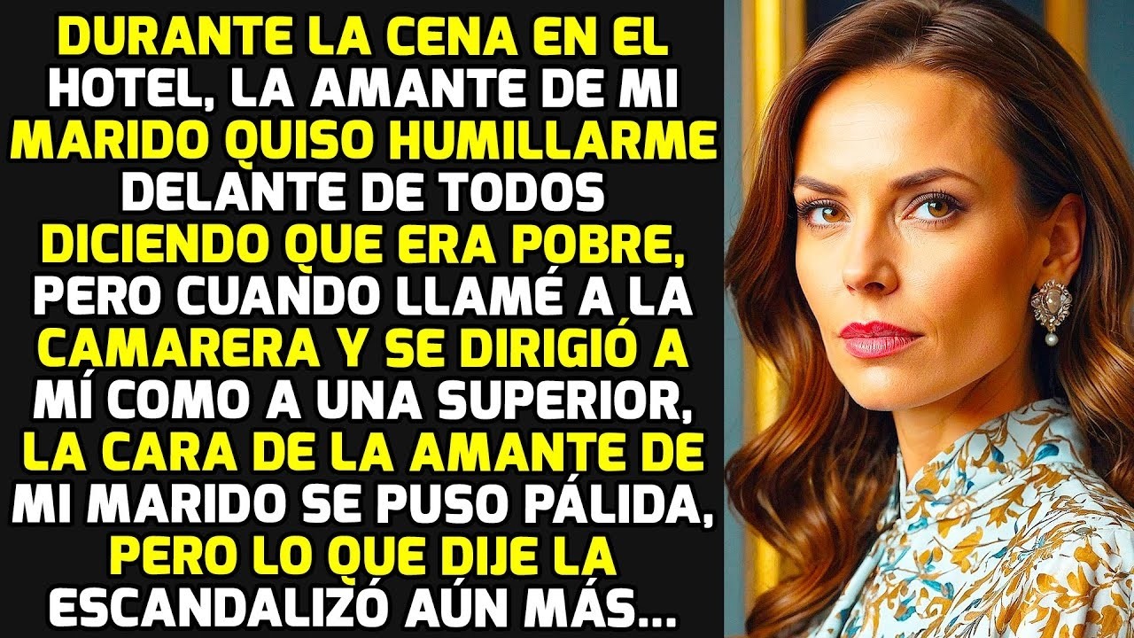 La Amante De Mi Marido Se Rió De Mí Hasta Que Supo Que Era La Dueña De Este Hotel  HISTORIAS LA
