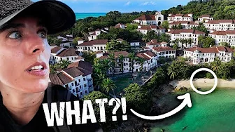 Someone has taken over this abandoned millionaire island