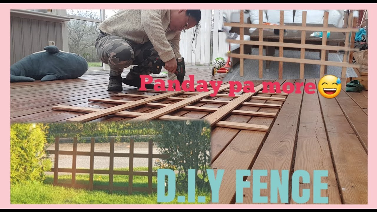 Naggawa ng bakod si Inday (D.I.Y FENCE)