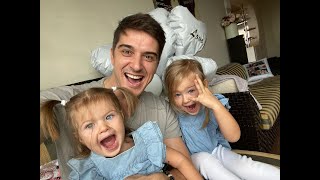 картинка: 😅 Станислав Бондаренко показал, как ходит в садит с дочками