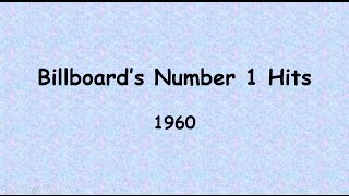 Billboards Number 1 Hits For 1960