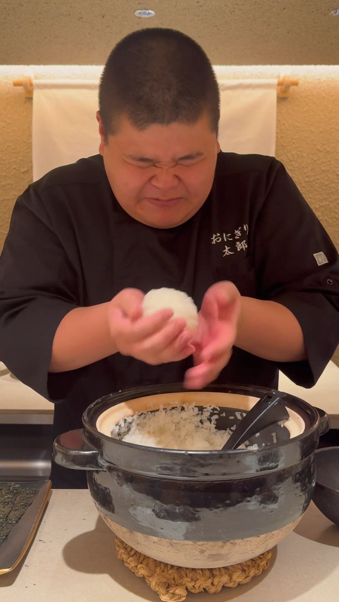 🍙おにぎり太郎と和牛マフィアのコラボ朝食 Onigiri Taro's breakfast