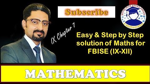 9 Maths/Chapter 7/Lecture 3/Linear Equations and Inequalities/FBISE