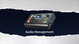 RGBlink mini pro v3 - Audio management