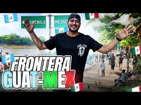 This is the BORDER between GUATEMALA AND MEXICO 🇬🇹🇲🇽