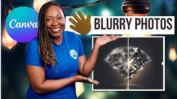 FIX BLURRY IMAGES with AI in Canva