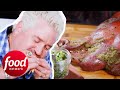 Guy Fieri Falls In Love With This Pig Head Platter | Diners Drive-Ins & Dives