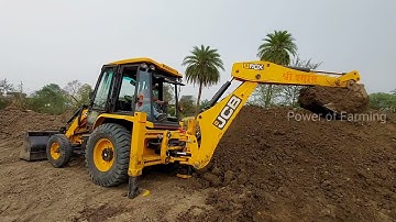 JCB 3dx Eco Making Lake for Fish Farming