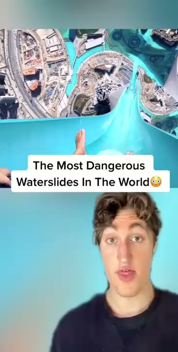 THE MOST DANGEROUS WATERSLIDES IN THE WORLD! #Shorts