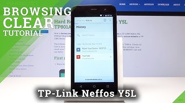How to Delete Browser Data on TP-Link Neffos Y5L - Erase History / Remove Cookie Files