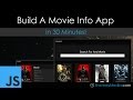 Build A JavaScript & jQuery Movie Info App in 30 Minutes