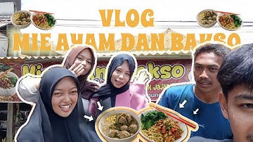 VLOG MIE AYAM DAN BAKSO | Tugas Bahasa Indonesia 
