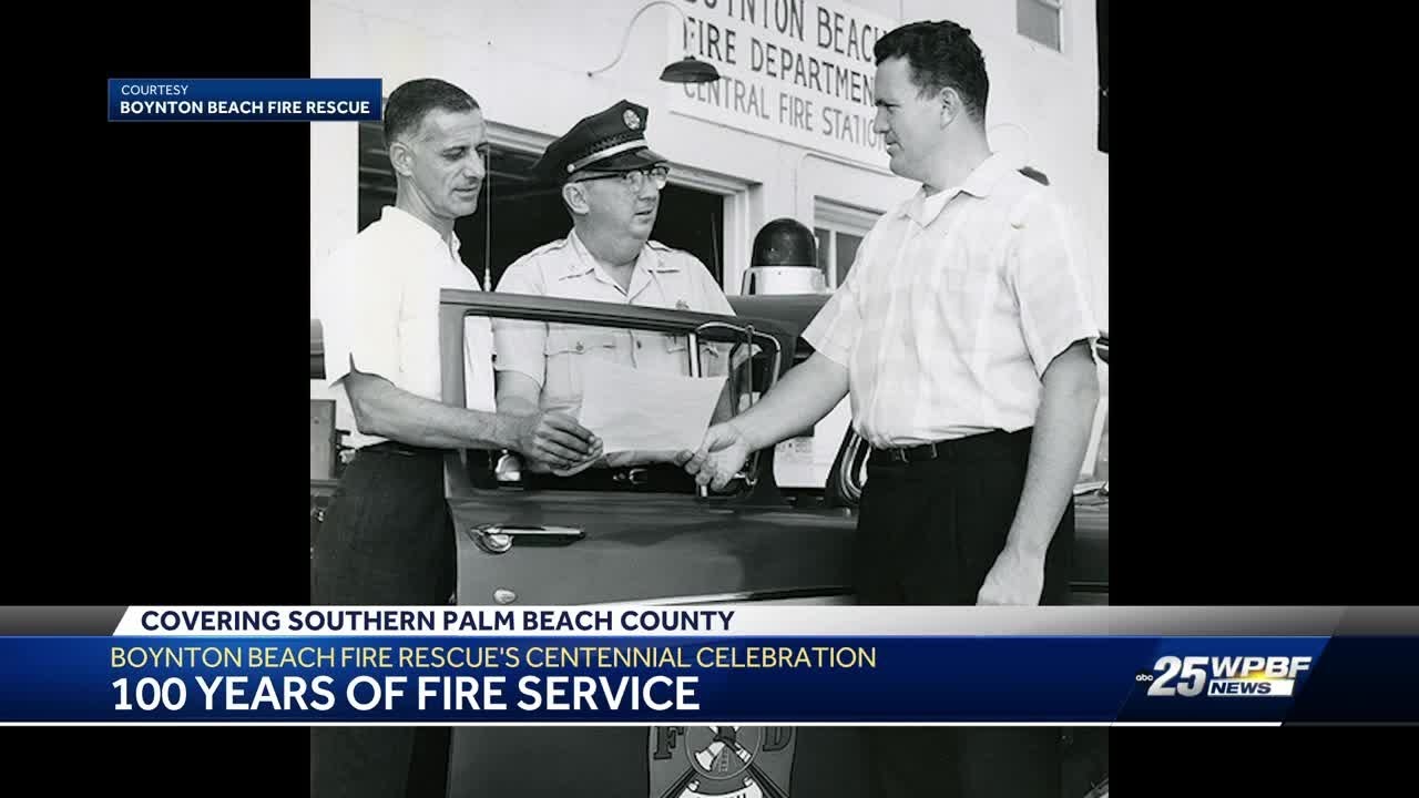 Boynton Beach Fire Rescue celebrates 100 years of service - YouTube