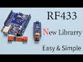 RF433 Mhz program | new library for esey to use | in Malayalam