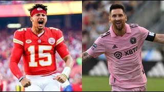 VIDEO: Patrick Mahomes gets starstruck meeting Lionel Messi