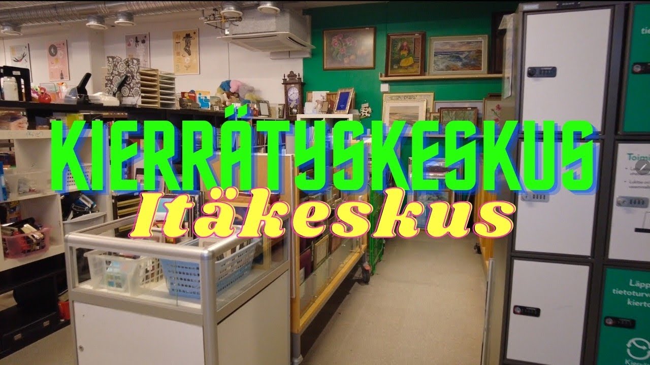 KIRPPISKIERROS - Kierrätyskeskus Itäkeskus, Helsinki (4K)