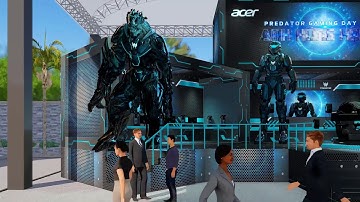 PHỐI CẢNH THIẾT KẾ 3D SỰ KIỆN ACER PREDATOR 2019