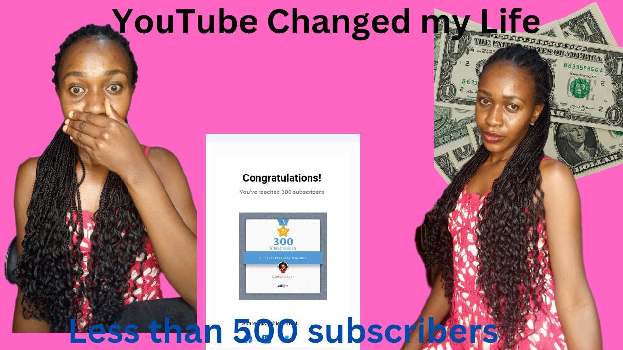 HOW YOUTUBE CHANGED MY LIFE ( with less than 500 Subscribers) My ...
