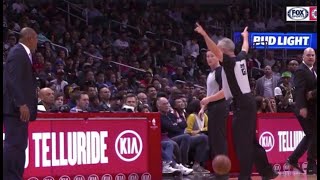 Head Coaches Doc Rivers \& Jim Boylen Ejected From Game | CLIPPERS vs. BULLS | 3.15.2019