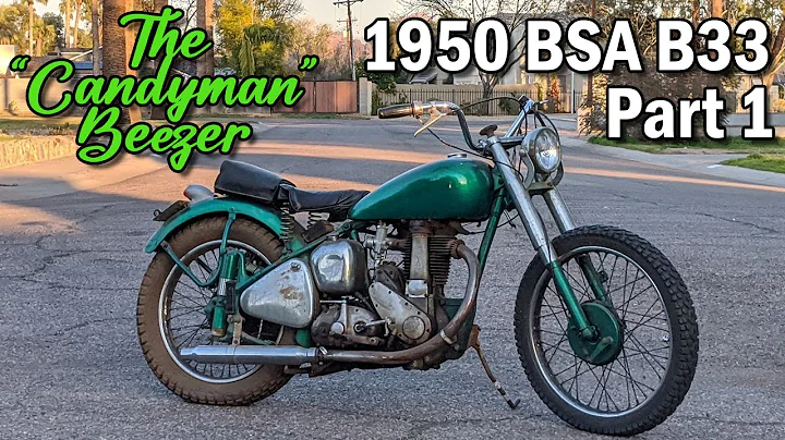 1950 BSA B33 "The Candyman Beezer" Build Part 1