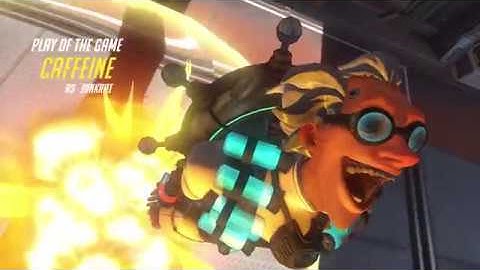 Junkrat Quintuple Kill Competitive POTG - Overwatch [4K]