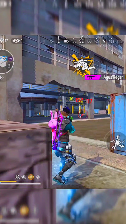 Gokill Bangett! 1 Vs 4 Musuh Jatuh Atas Factory Auto Booyah 🥵