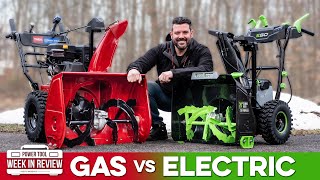 Electric Vs Gas Snow Blowers. EGO and TORO sent their best. Here's what happened.