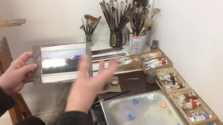 MIXING OIL PAINT THE FREDERICK PHILLIPS' WAY...