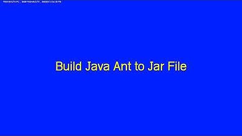Build Jar File in Netbean