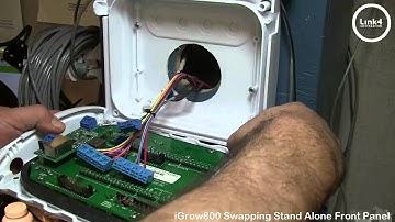 iGrow 800 Swapping out Stand Alone Front Panel