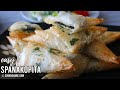 An Easy and Tasty Snack - Greek Spinach and Feta Pie (Spanakopita)