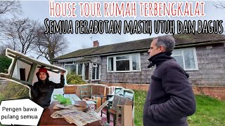 HOUSE TOUR RUMAH TETANGGA TERBENGKALAI PART 1 || PERABOTANNYA MASIH UTUH DAN BAGUS