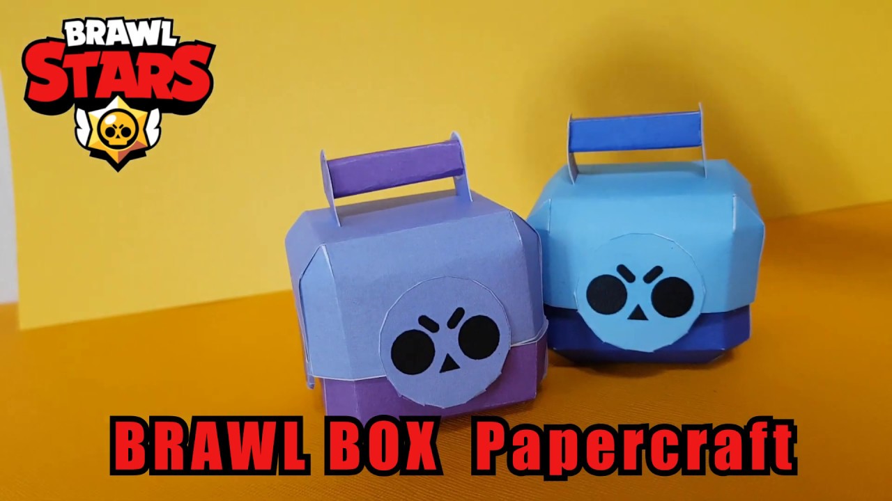 Brawl Stars Paper Craft Brawl Box Youtube - paper craft brawl stars