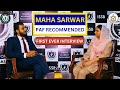 Paf recommended female interview  maha sarwar  first time in pakistan  issb  paf