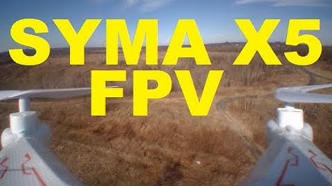 SYMA X5C Range Over 1/4 MILE Fpv Eachine DVR03 using FATSHARKS