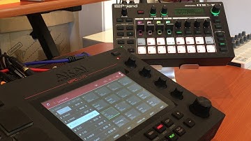 Roland MC-101 + Akai MPC Live Midi CC Automation