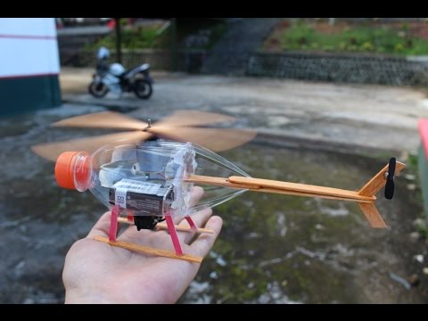 Cara Membuat Helikopter Menggunakan Botol Plastik How To Make Helicopter Youtube