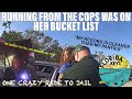 Goofy Young Girl Doesn’t Stop For Police And It Turns Into An Arrest They Will Never Forget