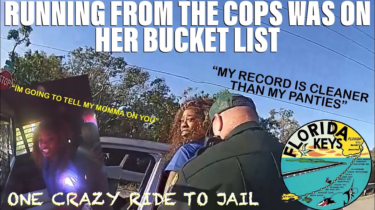 Goofy Young Girl Doesn’t Stop For Police And It Turns Into An Arrest They Will Never Forget