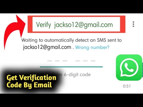 How to Get WhatsApp Verification Code By Email