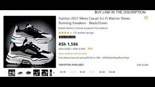 FASHION 2021 MENS CASUAL SCI FI WARRIOR SHOES RUNNING SNEAKERS BLACKGREEN