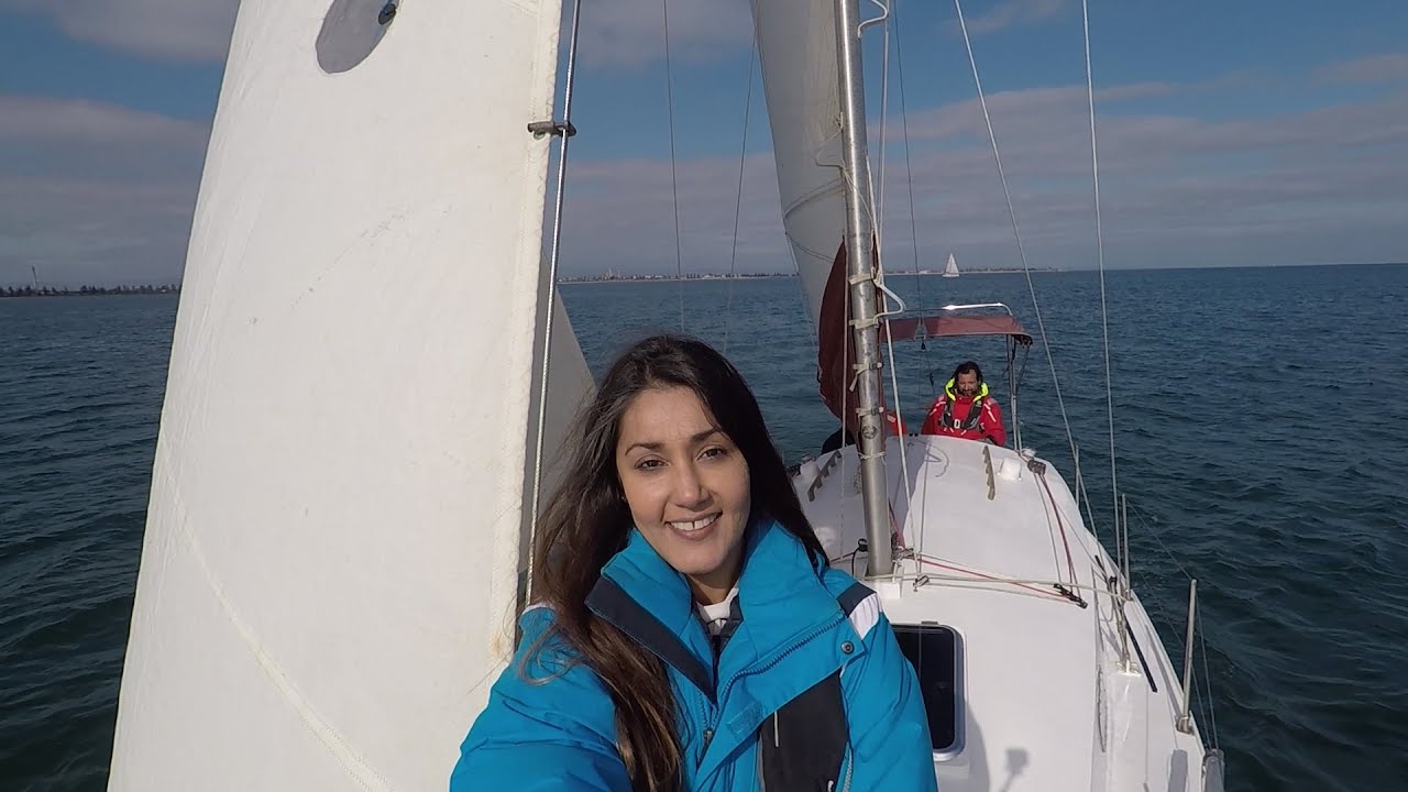 Slow and Steady Our First Solo Sail (Sailing Wanderlust) YouTube