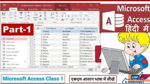 Step by Step Tutorial For Beginner: Building a Database in Microsoft access
