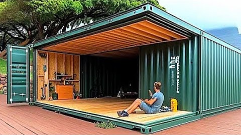 Inside a Shipping Container: Man Builds the Ultimate Workshop | @Bendheim